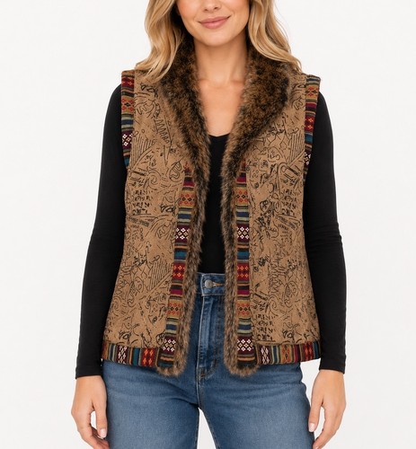 Gilet tribale azteco chico - gilet,