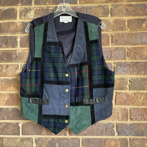 Gilet vintage anni pelle - gilet,