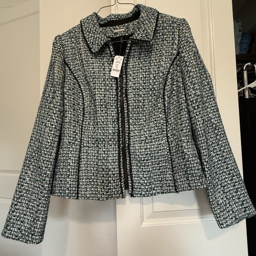 Giacca moto whbm tweed collo - tweed,