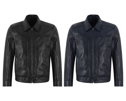 Giacca pelle uomo stile