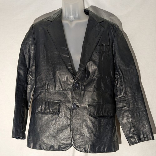 Giacca pelle vintage di - pelle,