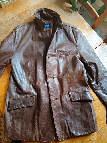 Giacca cappotto auto pelle