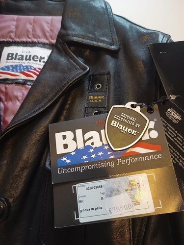 Giubbotto pelle blauer usa - di,