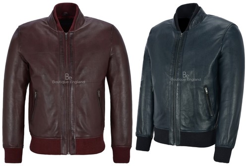 Giubbotto uomo bomber pelle