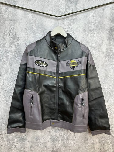 Giacca ecopelle fear racing - giacca,